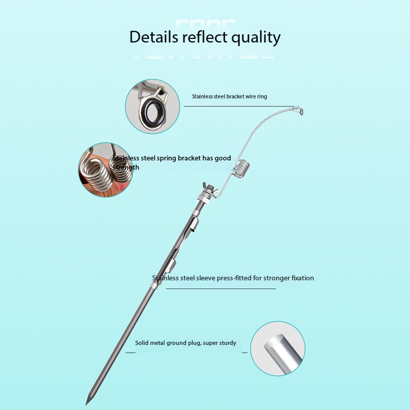 Spring Rod Mini Portable One-P - Ice Fishing Reel ulasan dan harga
