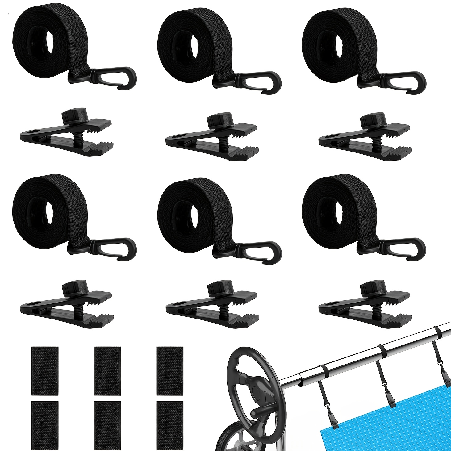 18 Pcs Solar Cover Reel Instal - Reel Cover ulasan dan harga