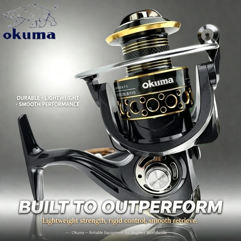 OKUMA-Spinning Reel, MetalUltr - Ice Fishing Reel ulasan dan harga