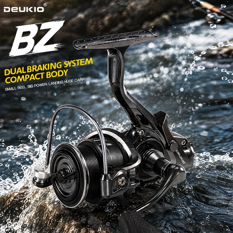 DEUKIO Mini Double Brake Desig - Ice Fishing Reel ulasan dan harga